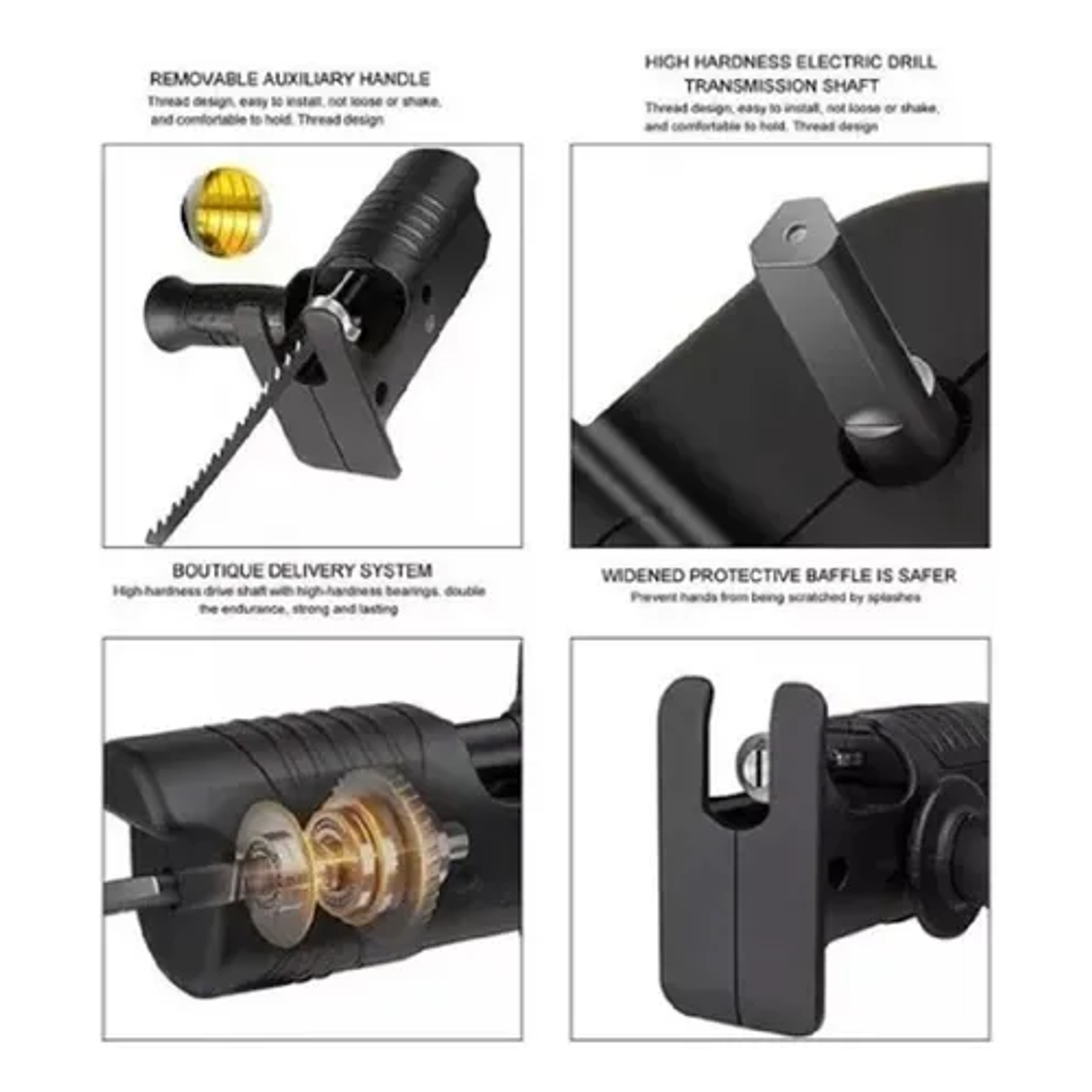 Adaptador Taladro Sierra Sable Reciproca Convertidor Cambio 6