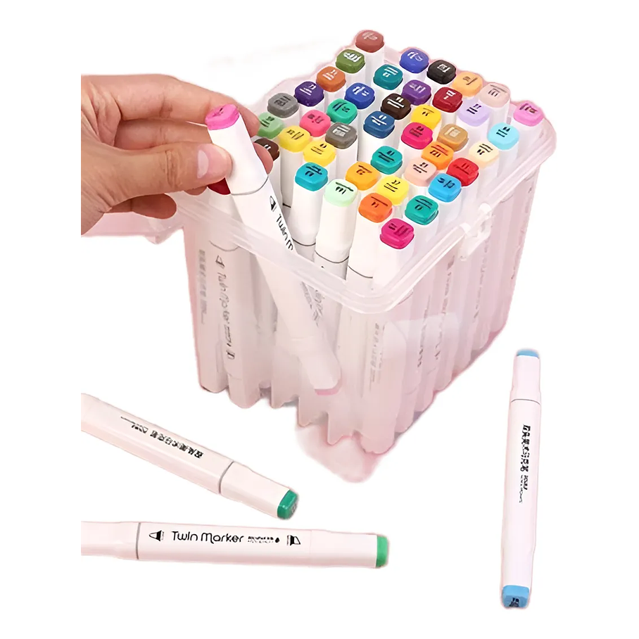 Marcadores Lápices Acrílicos Marcadores 120 Colores Market Acrylic 3