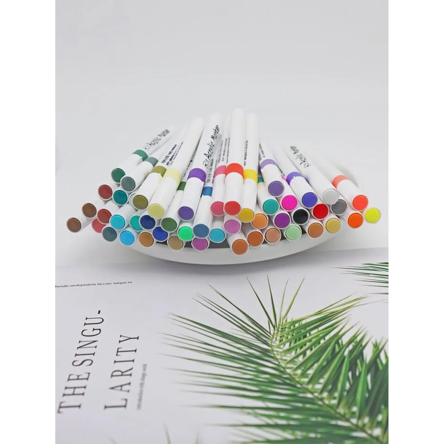 Marcadores Lápices Acrílicos Marcadores 120 Colores Market Acrylic 5