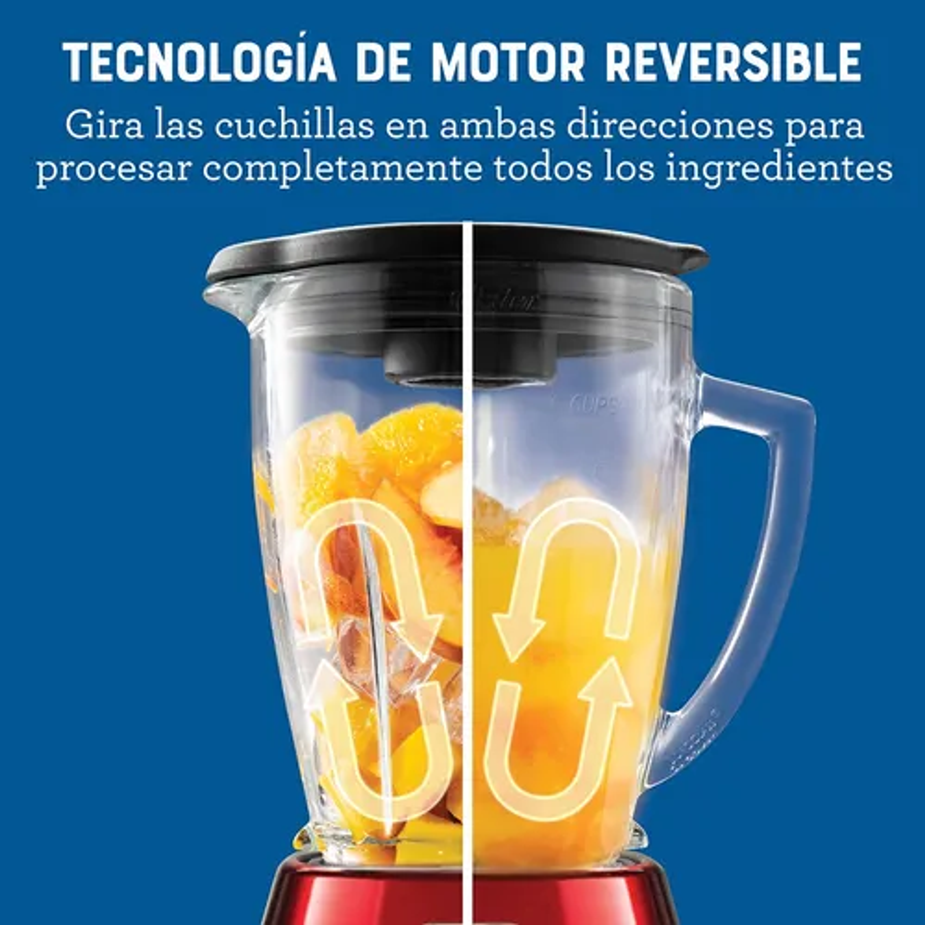 Licuadora Oster® Reversible Vaso Blendngo Blstpyg1310rbg Color Rojo 6