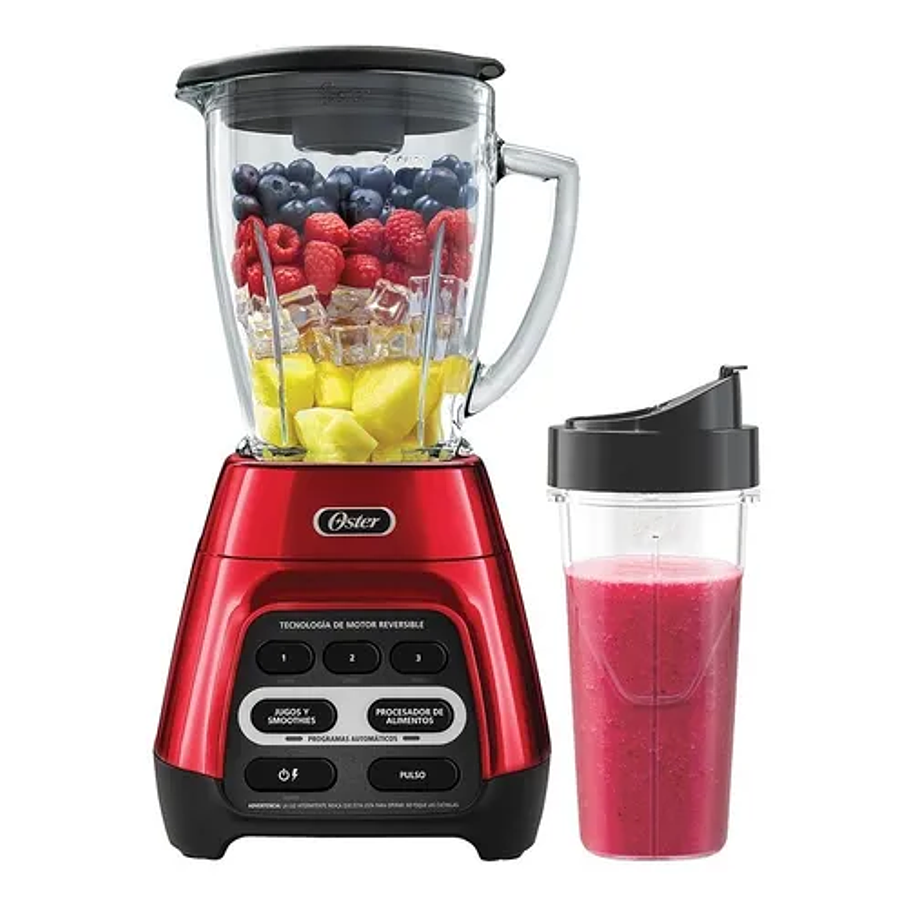 Licuadora Oster® Reversible Vaso Blendngo Blstpyg1310rbg Color Rojo 1