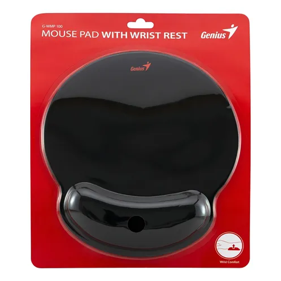 Mouse Pad gamer Genius G-WMP 100 de tela 23cm x 25cm x 2.5cm negro 5