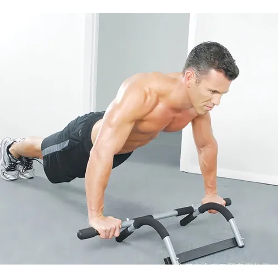 Barra Ejercicio Multifuncional Puerta Abdominales Flexiones Color Negro Calistenia Fitness  4