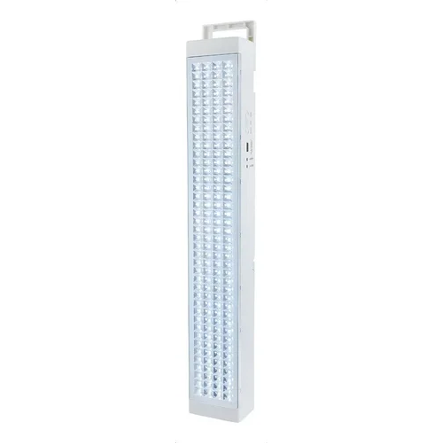Lampara Powerlab Lampara De Emergencia 160 Led - Color Blanco 7261 Mlab Recargable 24Hrs  3
