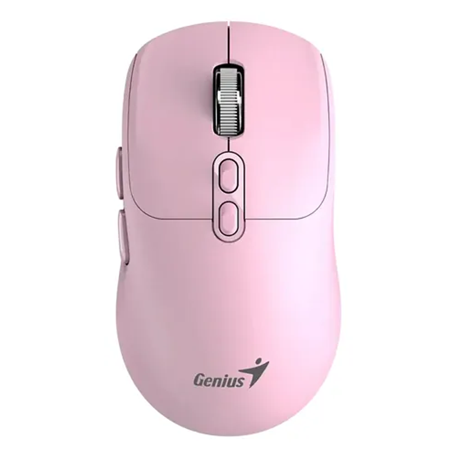 Mouse Genius Nx-8080s Bt Rosa 7 Botones Silencioso 1600 Dpi Ai Copilot 2.4GHz  1