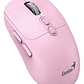 Mouse Genius Nx-8080s Bt Rosa 7 Botones Silencioso 1600 Dpi Ai Copilot 2.4GHz  - Miniatura 2