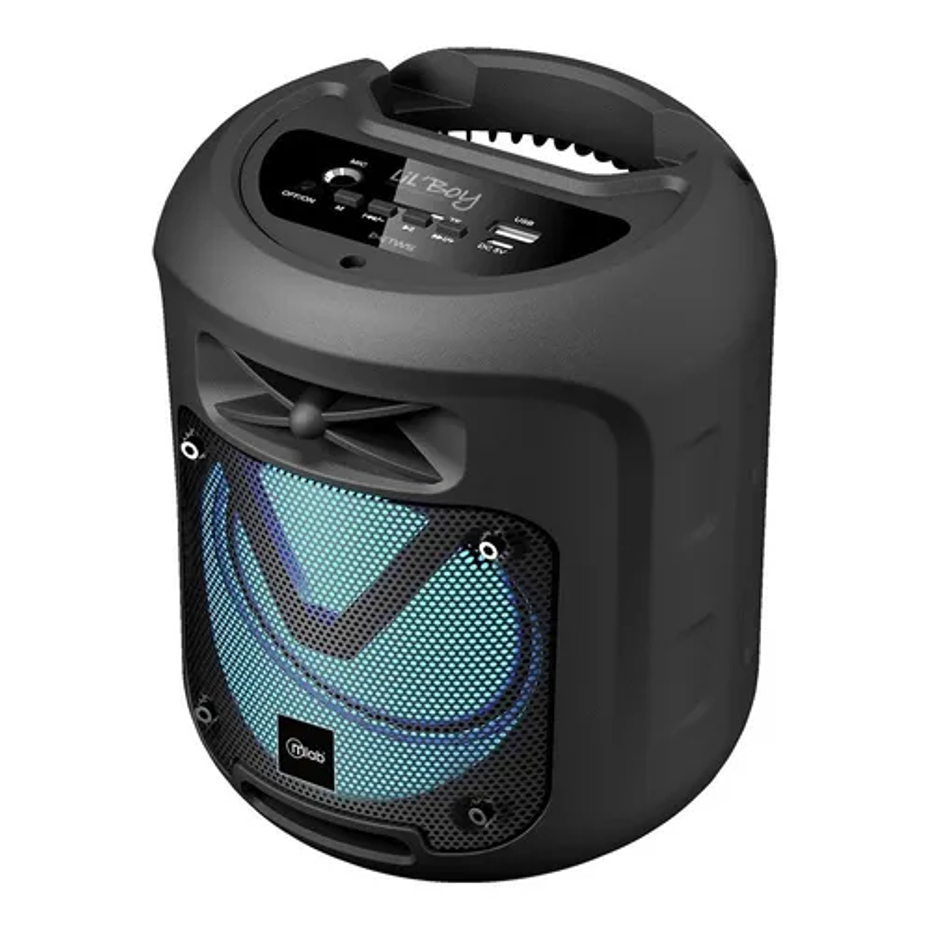 Parlante Mlab Lilboy Portable Karaoke Tws Bluetooth Negro Colores RGB 2