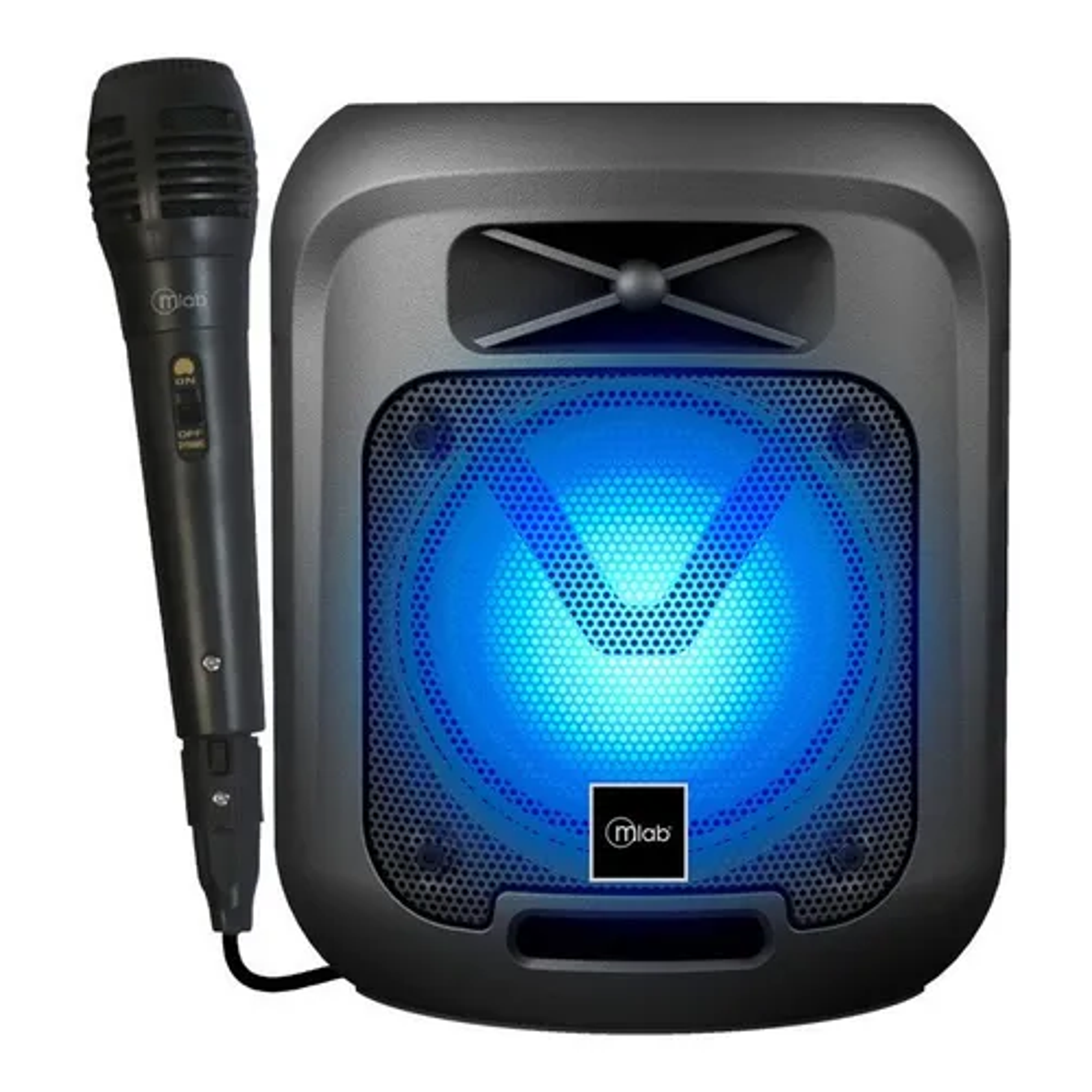 Parlante Mlab Lilboy Portable Karaoke Tws Bluetooth Negro Colores RGB 5