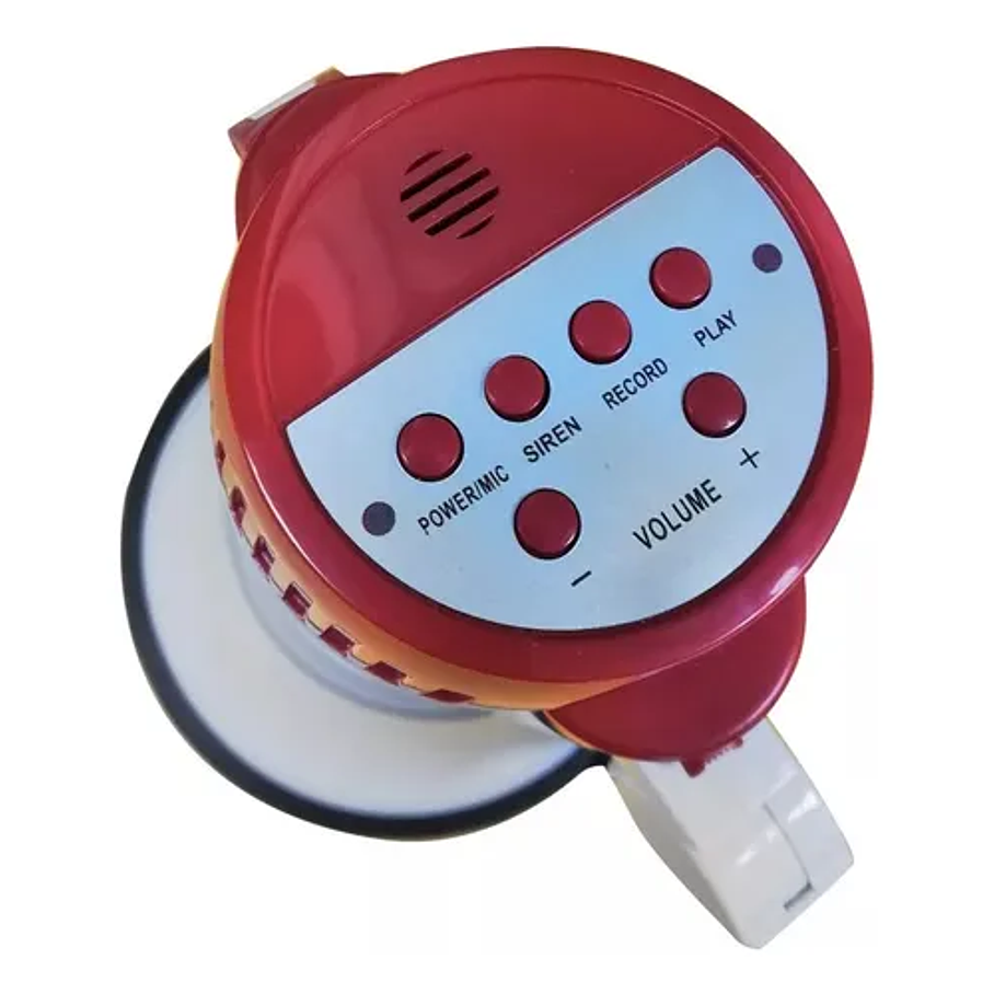 Megafono Mlab 15w Con Grabación Altavoz 250 Metros Sirena Recargable 4