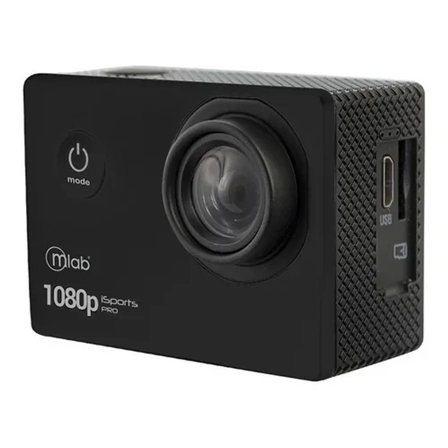 Cámara deportiva Microlab 8959 Full HD black isports Pro 7 1080 HD Anti Shock Protección Recargable Pantalla 2.0 5