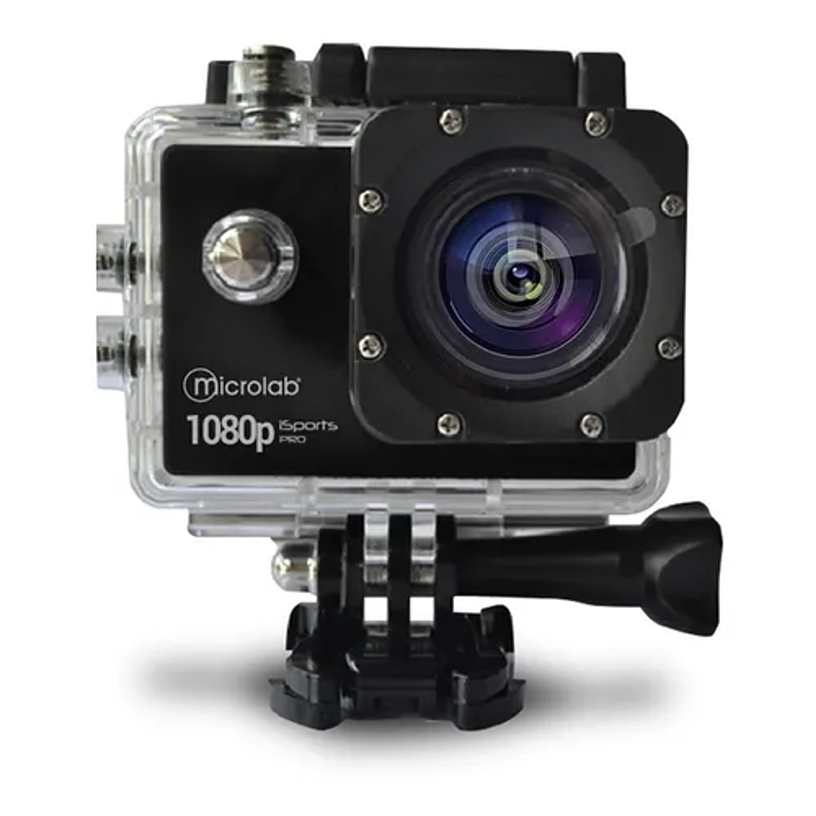 Cámara deportiva Microlab 8959 Full HD black isports Pro 7 1080 HD Anti Shock Protección Recargable Pantalla 2.0 1