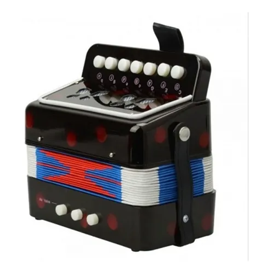 Acordeón De Niños 7 Notas Nutech Semi Profesional Para Niños  2