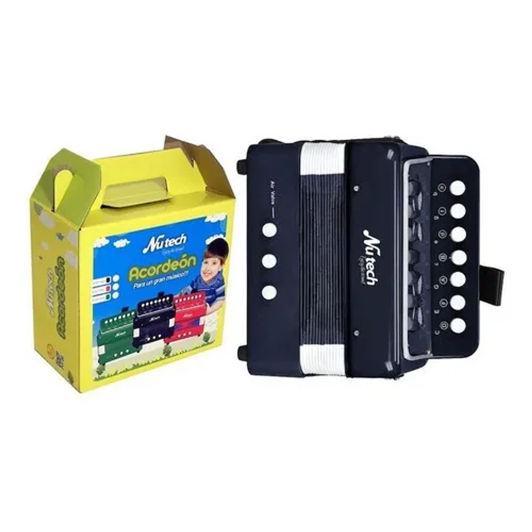 Acordeón De Niños 7 Notas Nutech Semi Profesional Para Niños  3