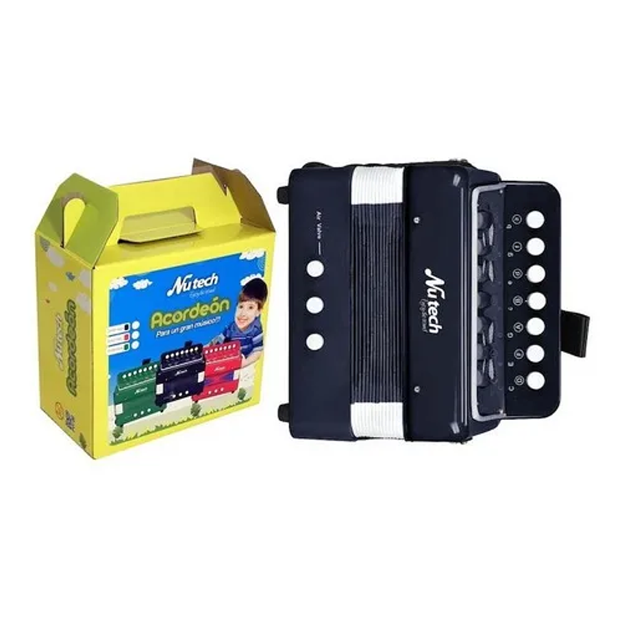 Acordeón De Niños 7 Notas Nutech Semi Profesional Para Niños  3