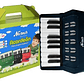 Acordeón 17 Teclas 8 Botones De Bajo Mediano Kids Nutech Negro Instrumento Musical De Aprender Para Niños  - Miniatura 2