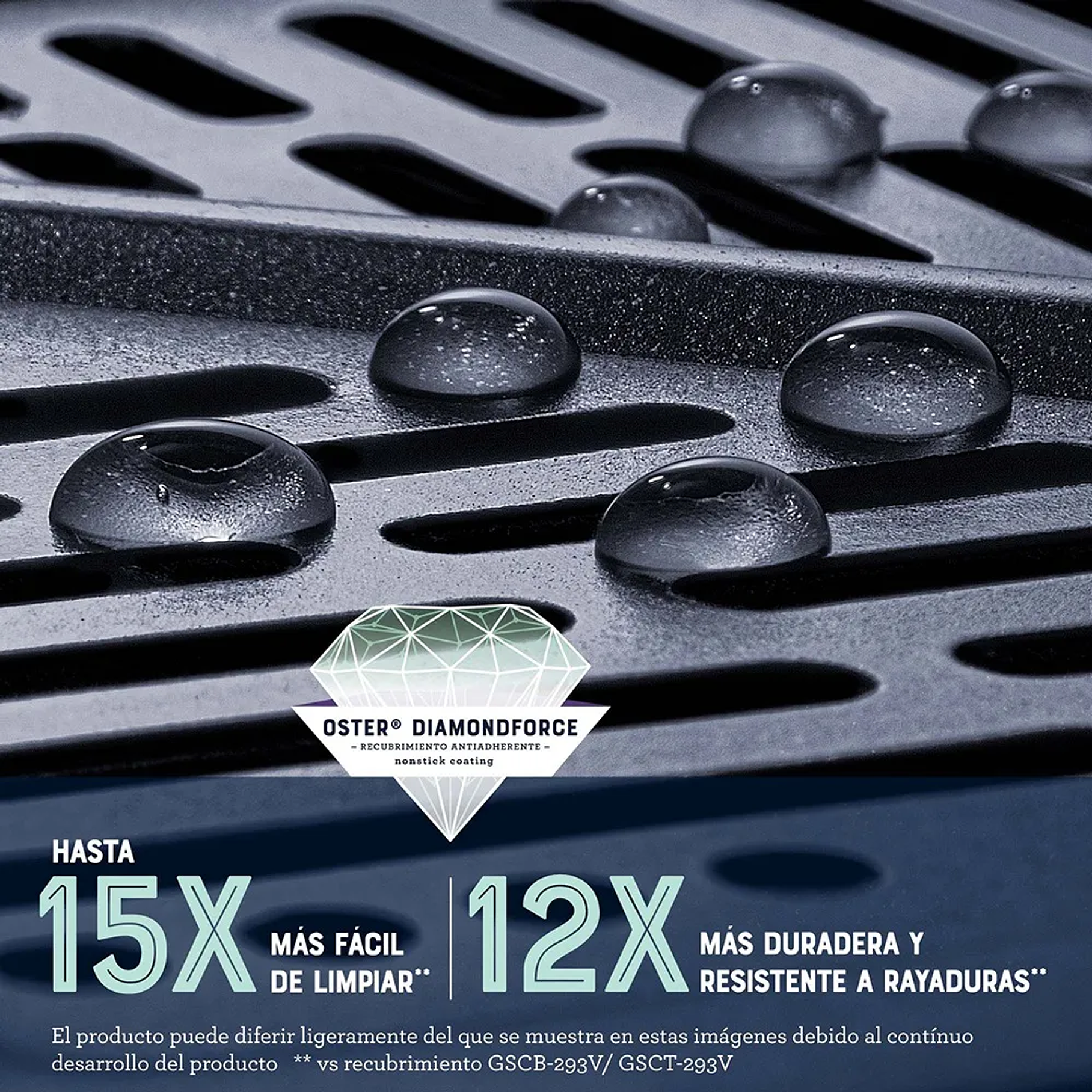 Freidora De Aire Digital Oster® Con Capacidad De 9l CKSTAF90 Color Gris oscuro Acero Inoxidable 9