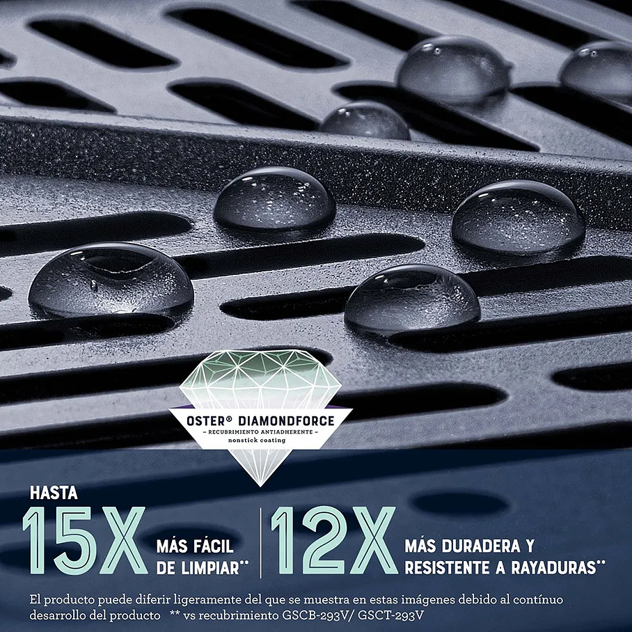 Freidora De Aire Digital Oster® Con Capacidad De 9l CKSTAF90 Color Gris oscuro Acero Inoxidable 9