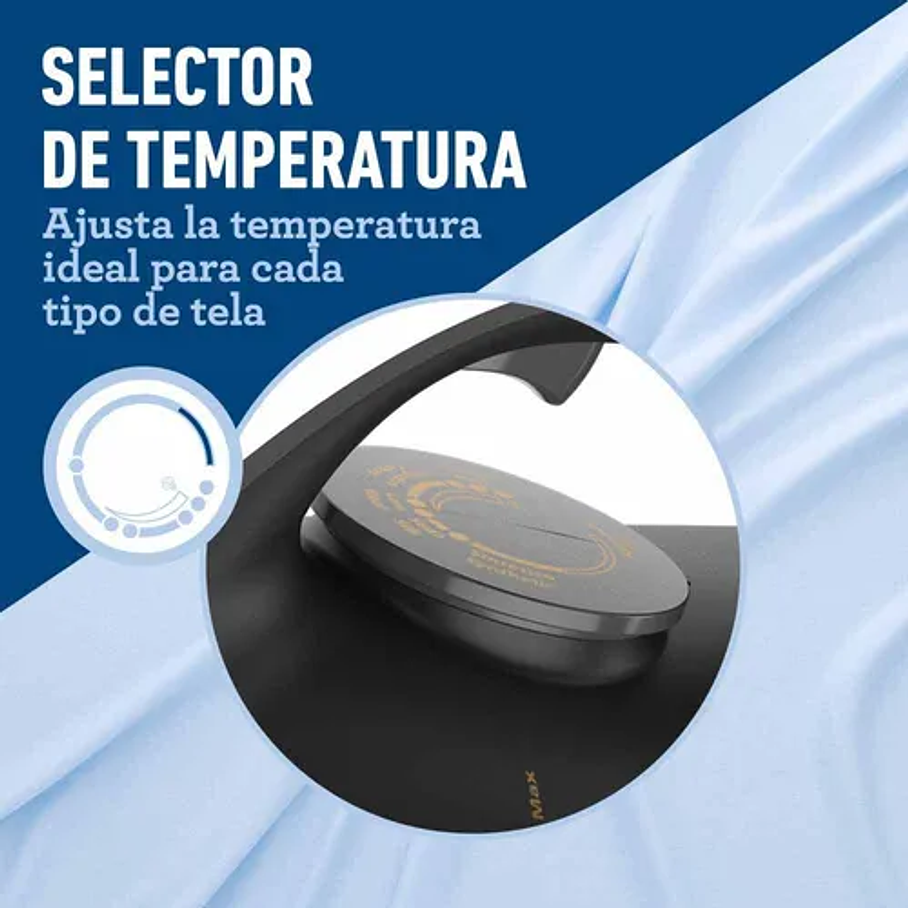 Plancha De Vapor Oster® Con Tecnología Aerocerámica GCSTAC69 Color Gris Cable Giratorio 3