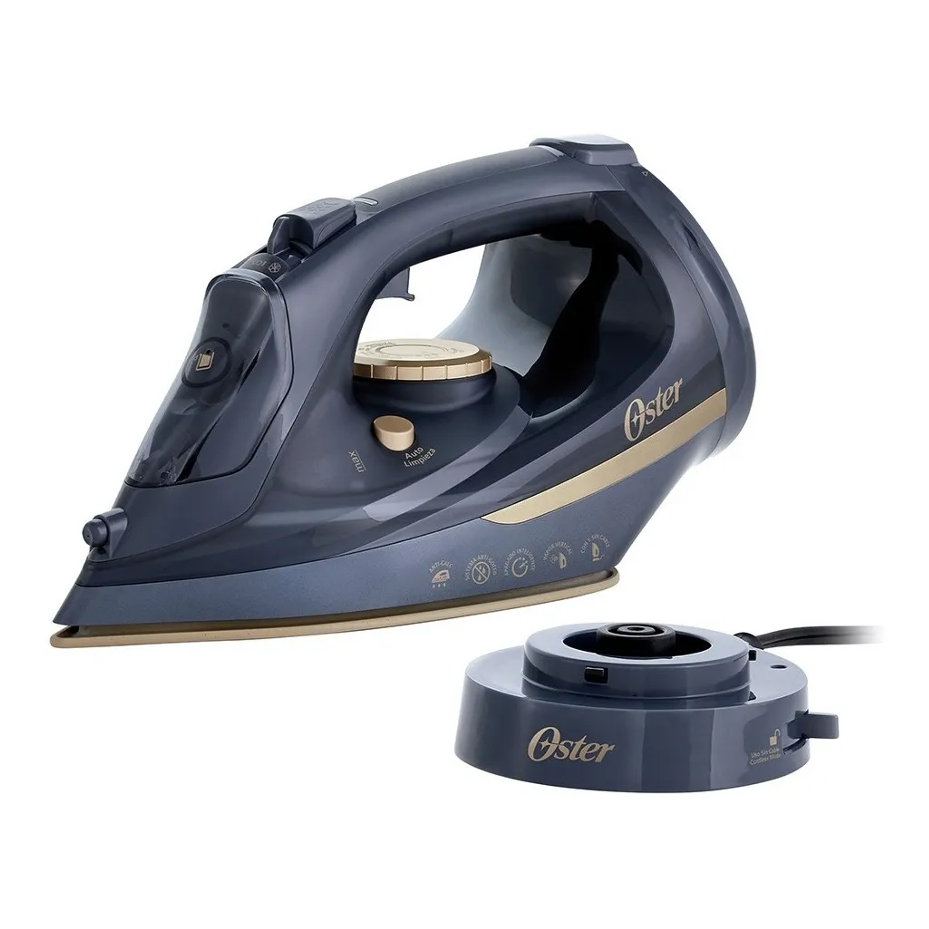 Plancha De Vapor Inalámbrica Oster® 2 en 1 Con Suela De Cerámica GCSTCC5000 Calidad Premium 1