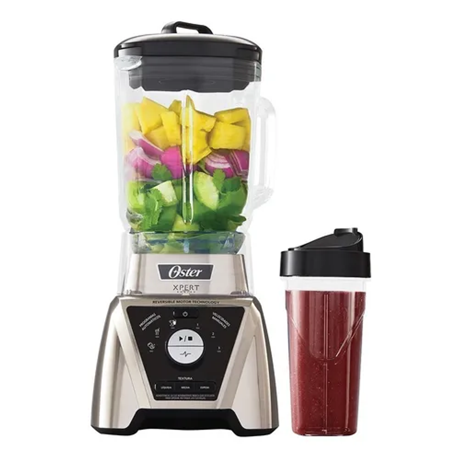Licuadora Xpert Series Niquelada Control De Textura Blst3bcpg Color Plateado Oster 1