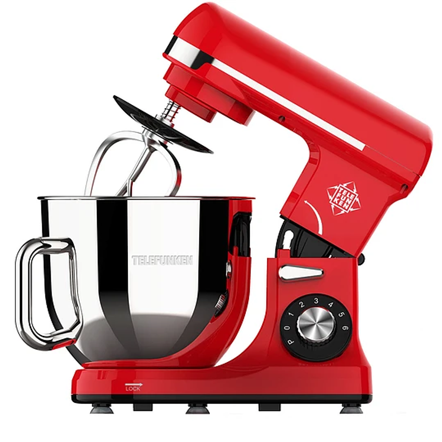 Batidora De Pedestal Telefunken Planetarium 1000 Perlado Color Blanco Certificada Calidad 3