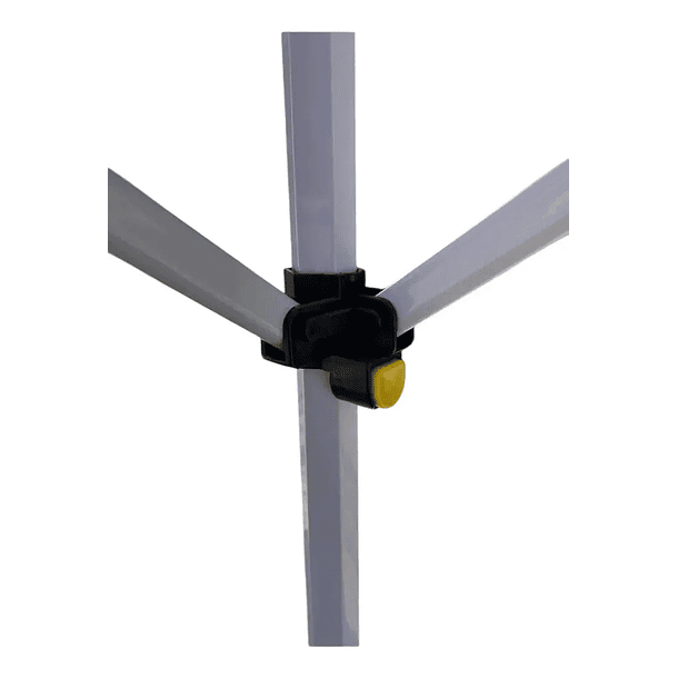 Toldo Plegable 3 X 3 Metros Impermeable Americano Resistente Reforzado Retráctil Color Azul Patas Blancas Toldo Duradero 3