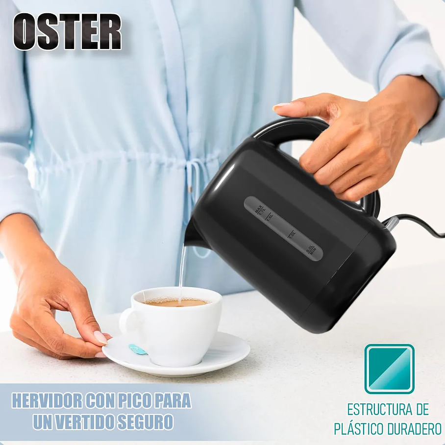 Hervidor Electrico 1.7 Litros Oster Hervidores De Agua Hervidor Automatico 8