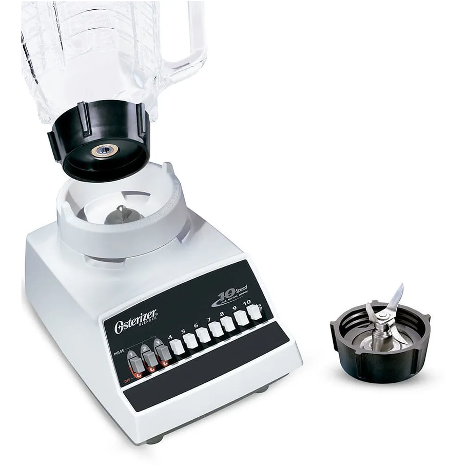 Licuadora Oster® De 10 Velocidades Blanca Color Blanco Blend&Go Y Jarritos MiniBlend All-Metal Drive® 3