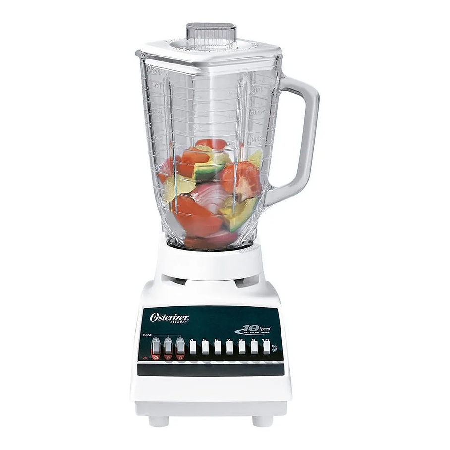 Licuadora Oster® De 10 Velocidades Blanca Color Blanco Blend&Go Y Jarritos MiniBlend All-Metal Drive® 1
