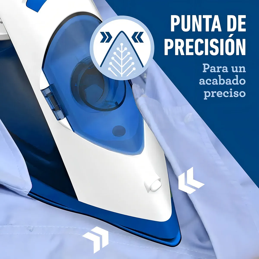 Placha Vapor Vaporizador Oster GCSTBS6003 Color Azul Con Suela Antiadherente 5