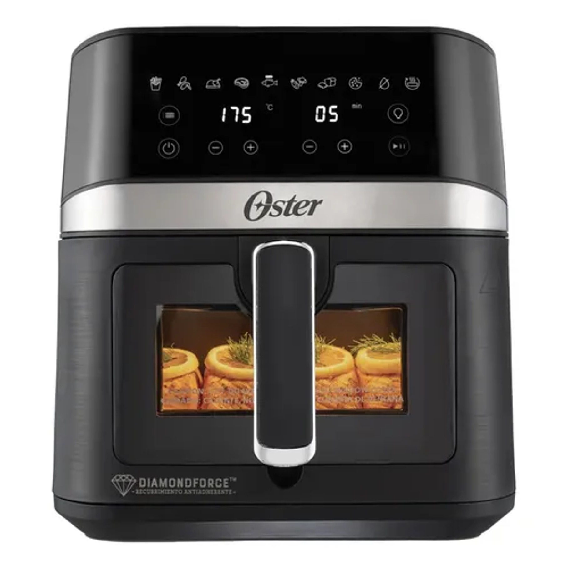 Freidora De Aire Digital Recubrimiento Oster Diamondforce 6 Lts 10 Programas Automáticos CKSTAF60WDDF 2