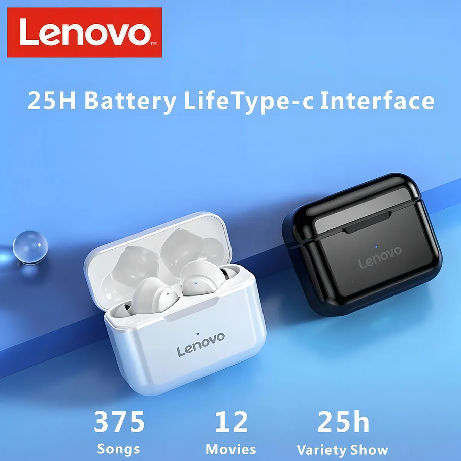 Audífono Bluetooth Lenovo Tws Qt82 Protección IPX5 Doble Micrófono 7