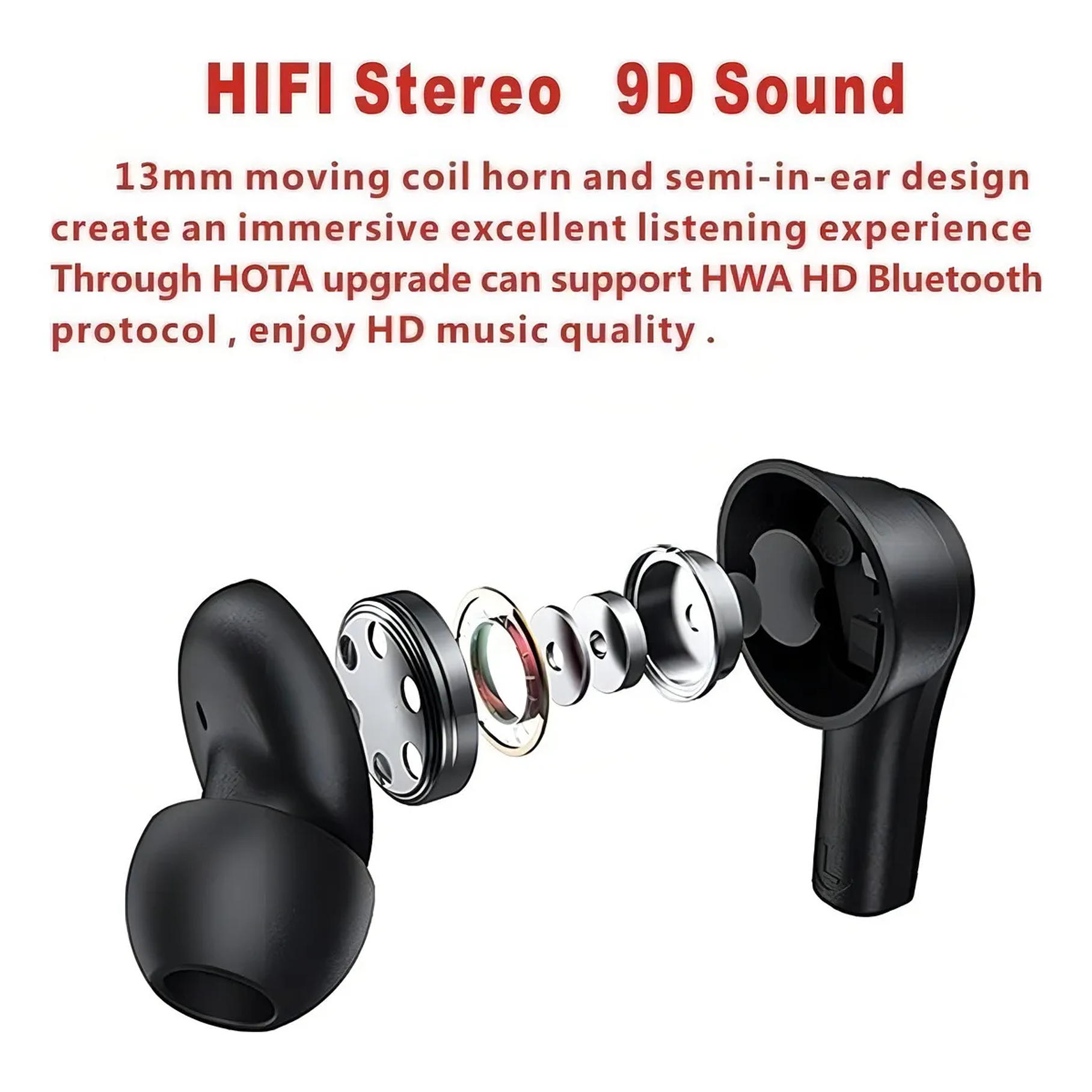 Audífono Bluetooth Lenovo Tws Qt82 Protección IPX5 Doble Micrófono 8