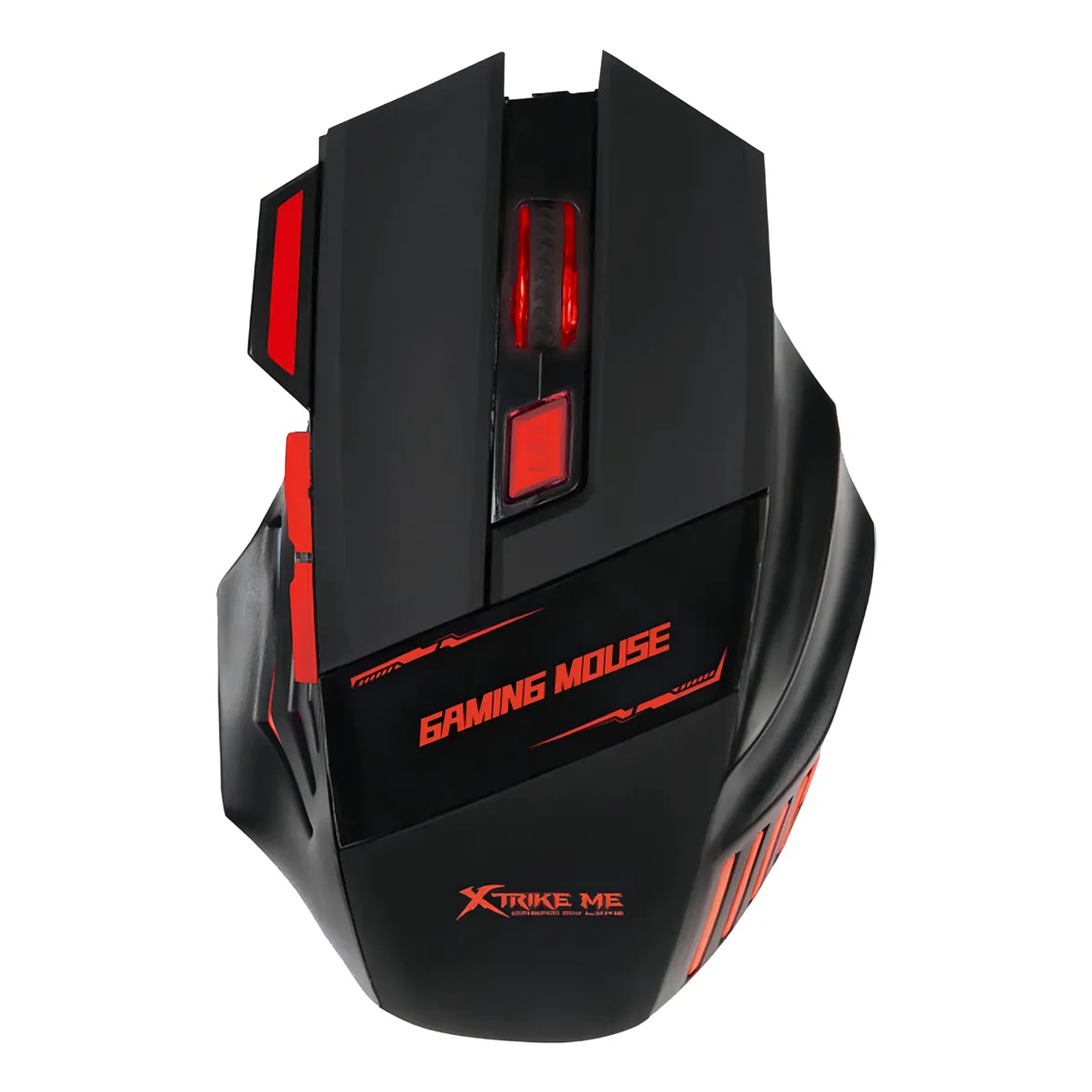 Kit Combo Teclado Y Mouse Gamer Xtrike Me 2400 Dpi Fx Color del teclado Negro/Rojo 4