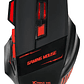 Kit Combo Teclado Y Mouse Gamer Xtrike Me 2400 Dpi Fx Color del teclado Negro/Rojo - Miniatura 4
