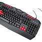Kit Combo Teclado Y Mouse Gamer Xtrike Me 2400 Dpi Fx Color del teclado Negro/Rojo - Miniatura 5