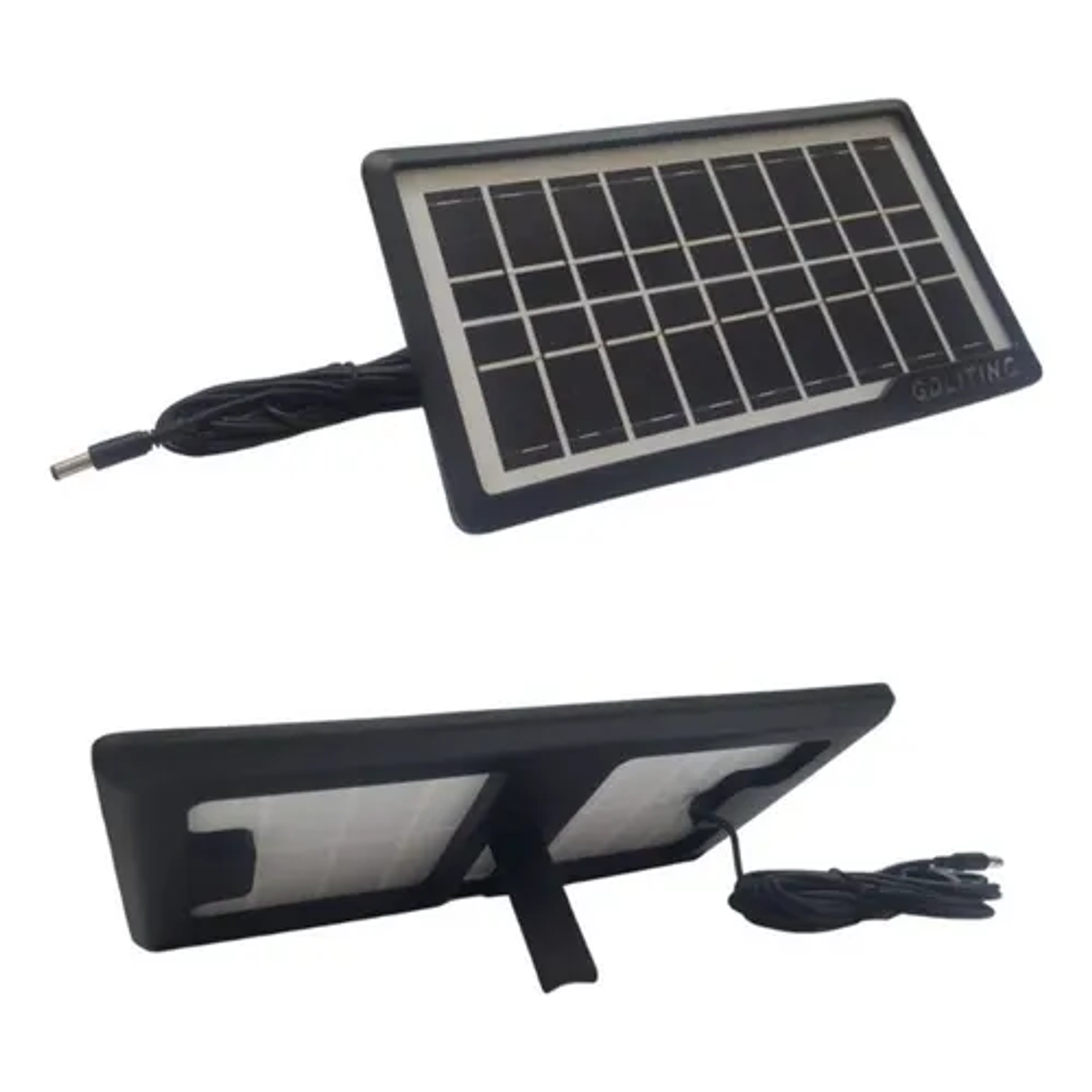 Kit Emergencia Camping Solar 3 Ampolletas Linterna+radio Mp3 Color Negro 5