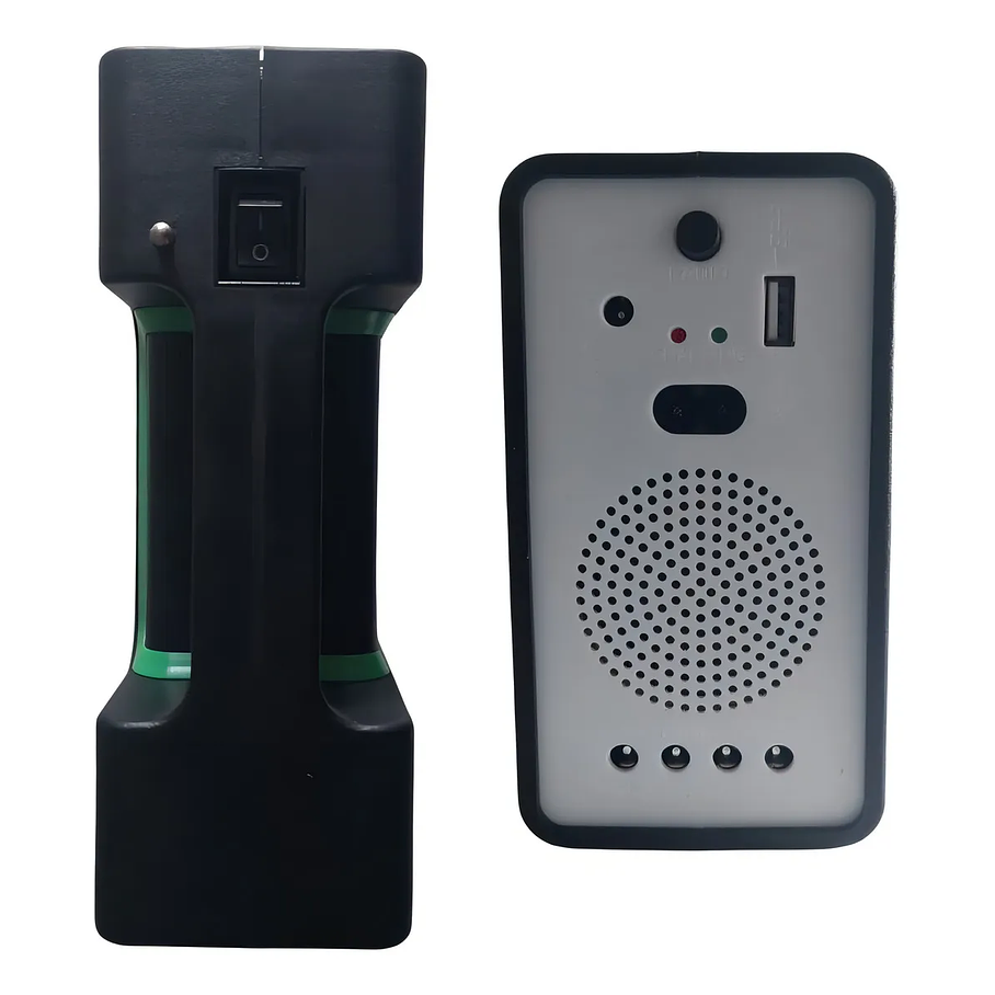 Kit Emergencia Camping Solar 3 Ampolletas Linterna+radio Mp3 Color Negro 7