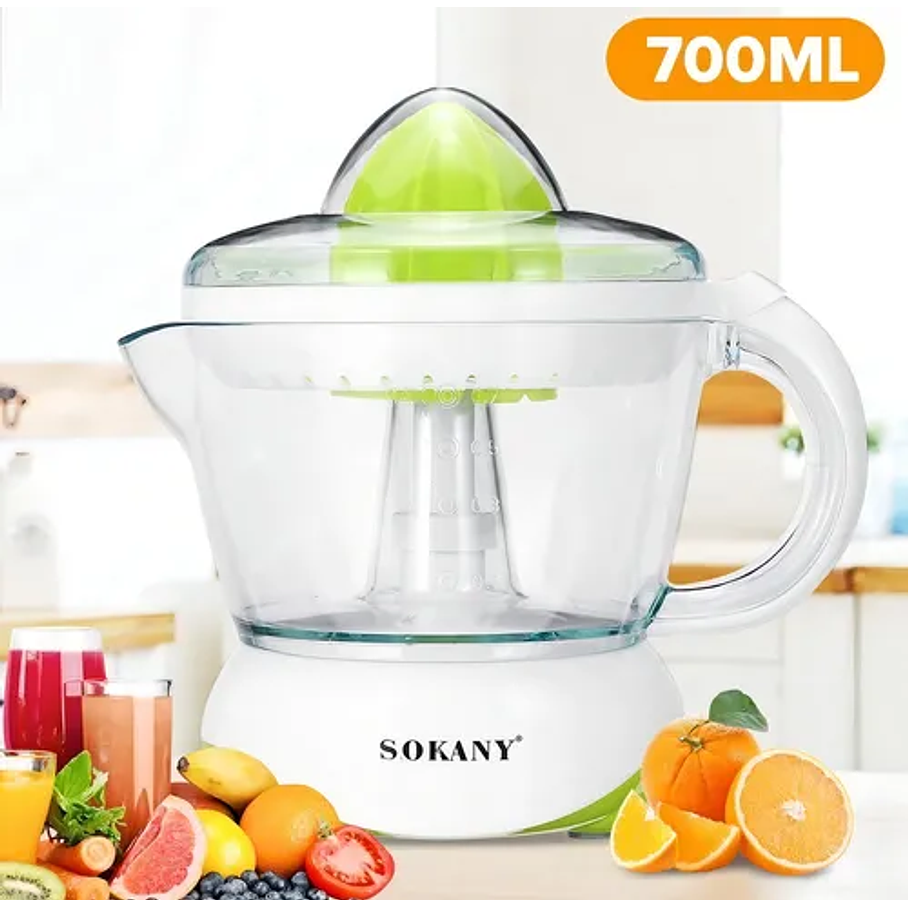 Exprimidor Extractor De Jugo Electrico Sacajugo Exprimidor De Naranja Blanco/Verde Frecuencia 50/60 3