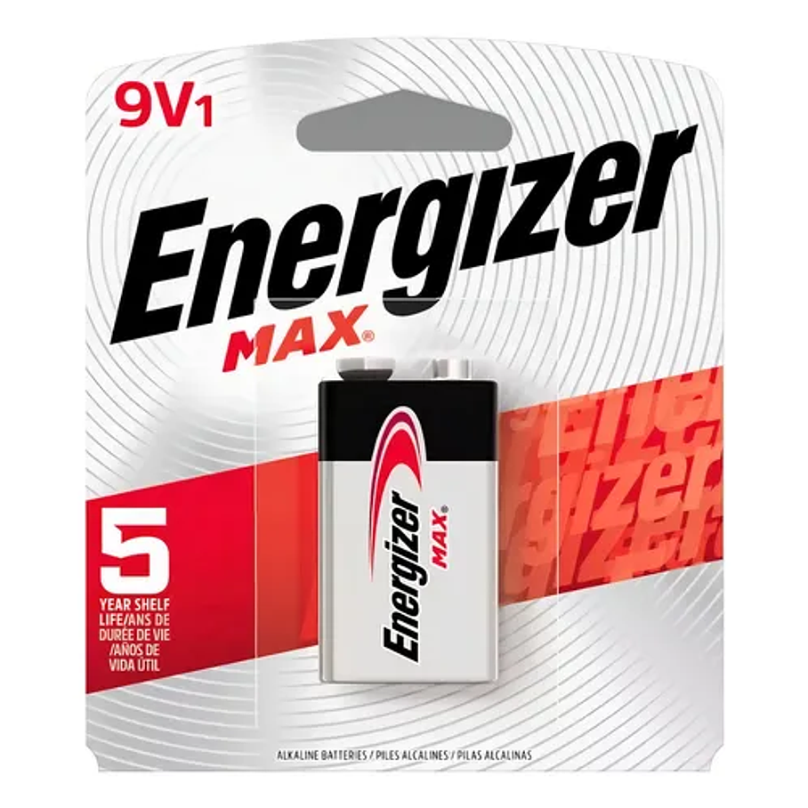 Bateria Alcalina 9v Energizer Max Pack 5 Unidades 3
