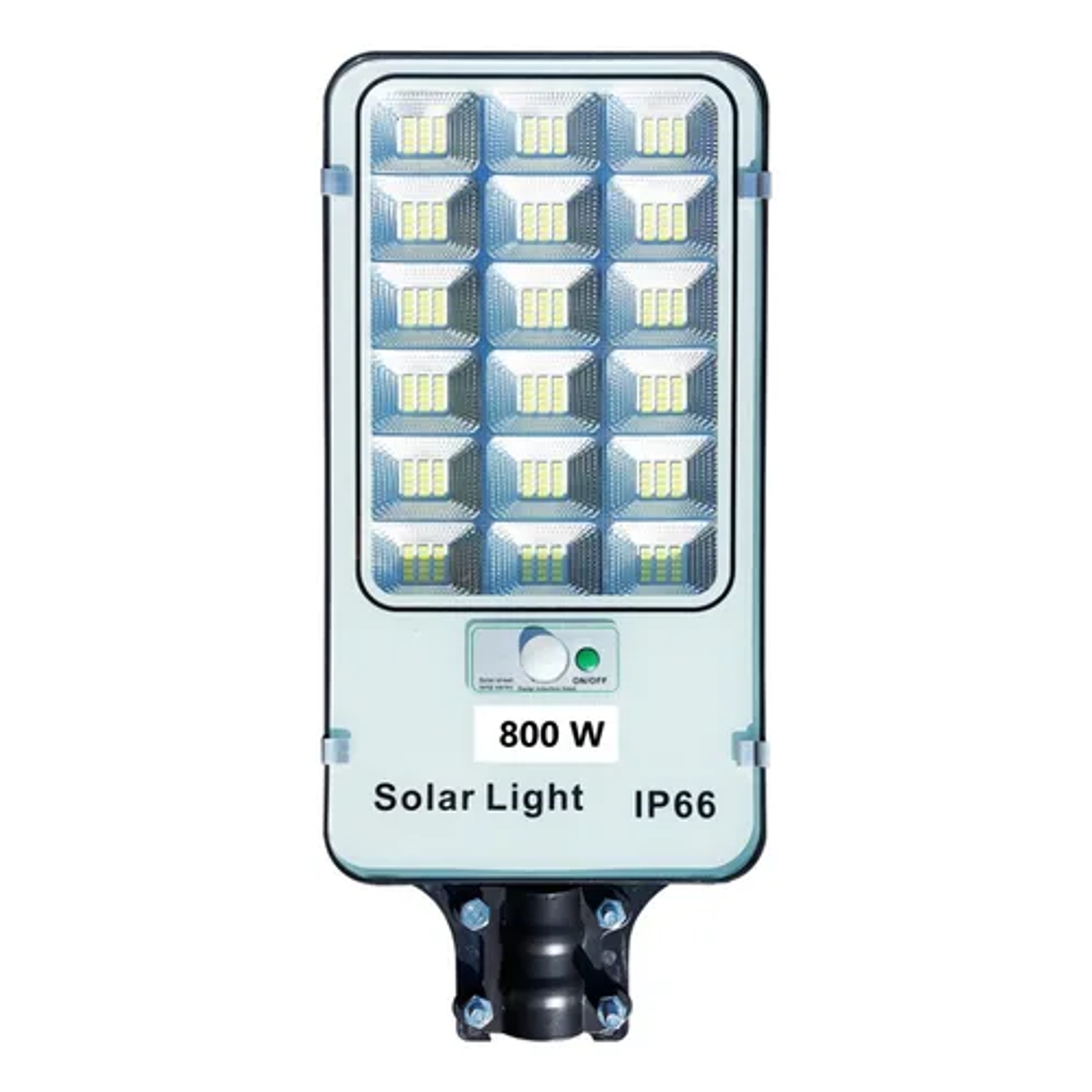 Pack X3 Unidades Foco Led Panel Solar 800w Exterior Ip66 Control Focos Posta Solares Exteriores Luz Blanco + Tubo Posta 6