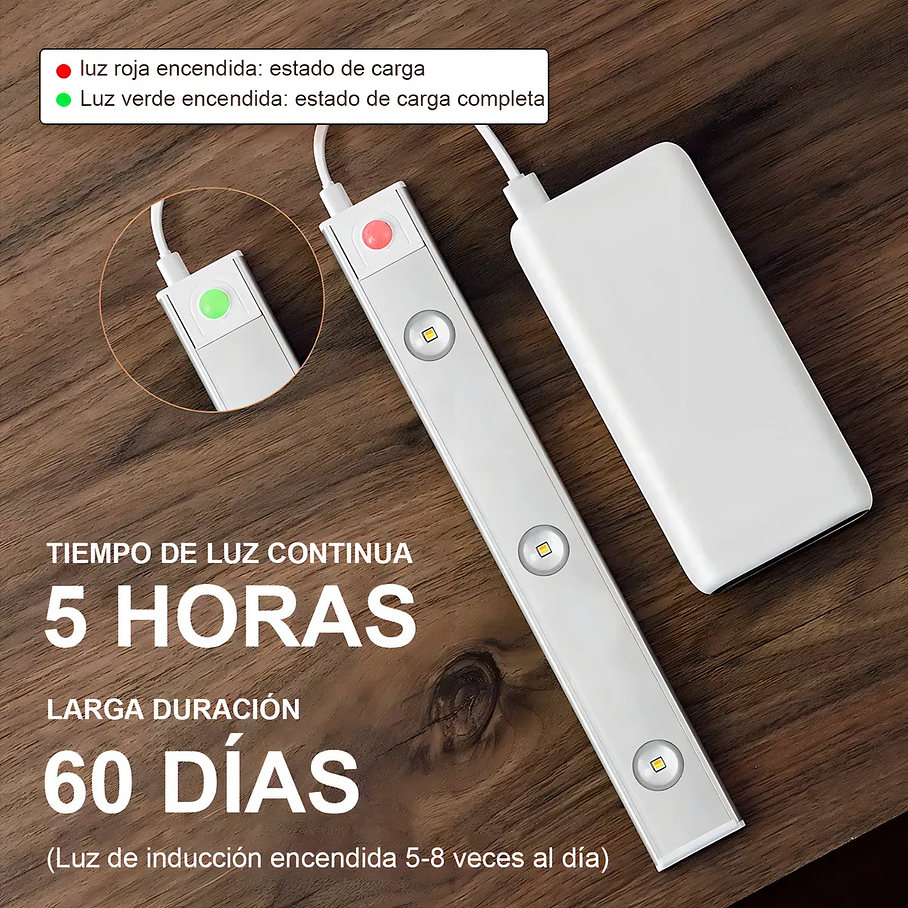 Barra Led Clóset Pack 2 Blanco Luz Blanca Cálida Neutra 3000 K Luz Corrida Triple 2rl Calidad Duradera 2
