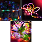 Manguera Led Solar Multicolor Navidad 10 Metros - Miniatura 6