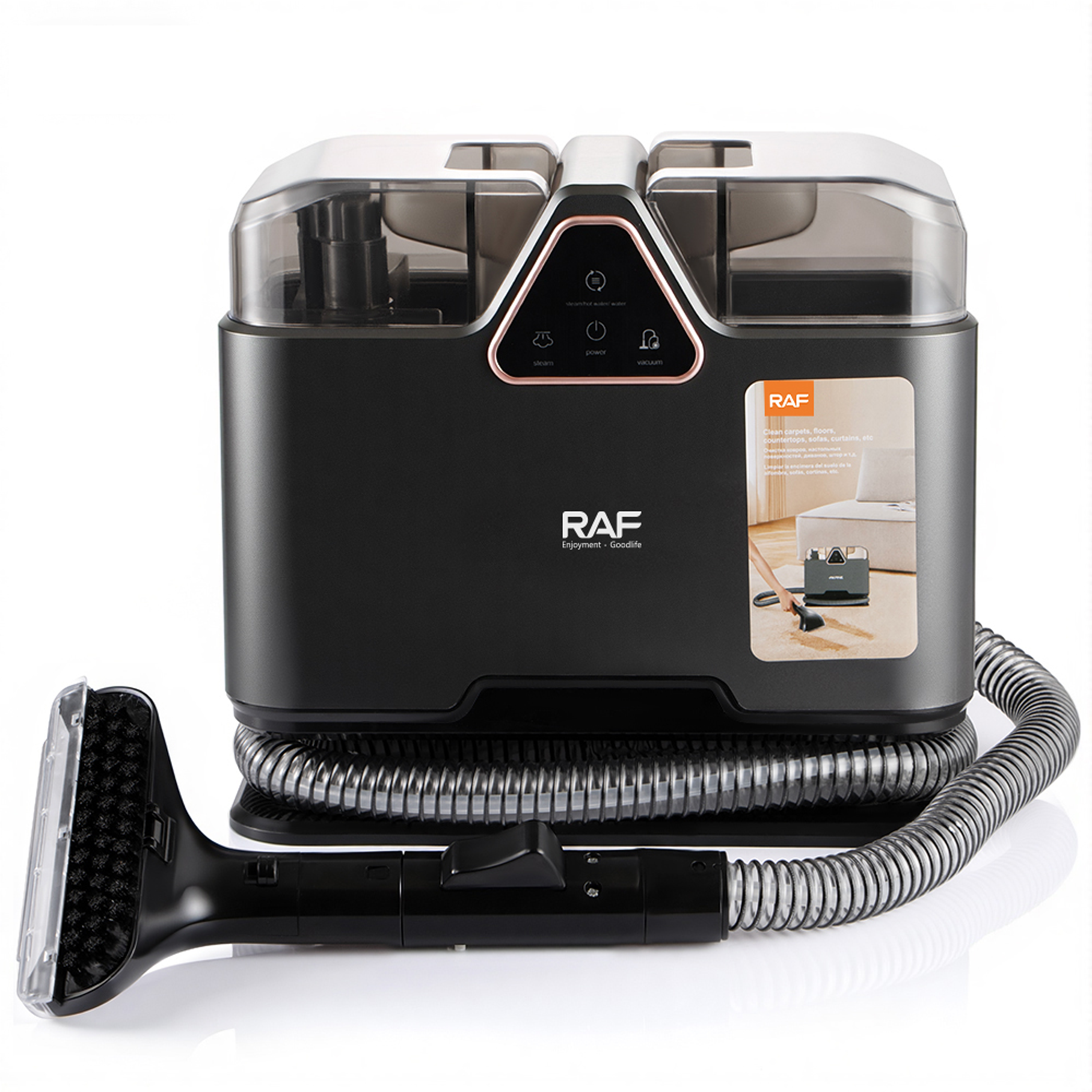 Limpiador De Alfombras Doble Uso Húmedo Y Seco R.8783 Limpieza Al Vacío Sofá Tapicería Limpiador De Manchas Por Derrame 2