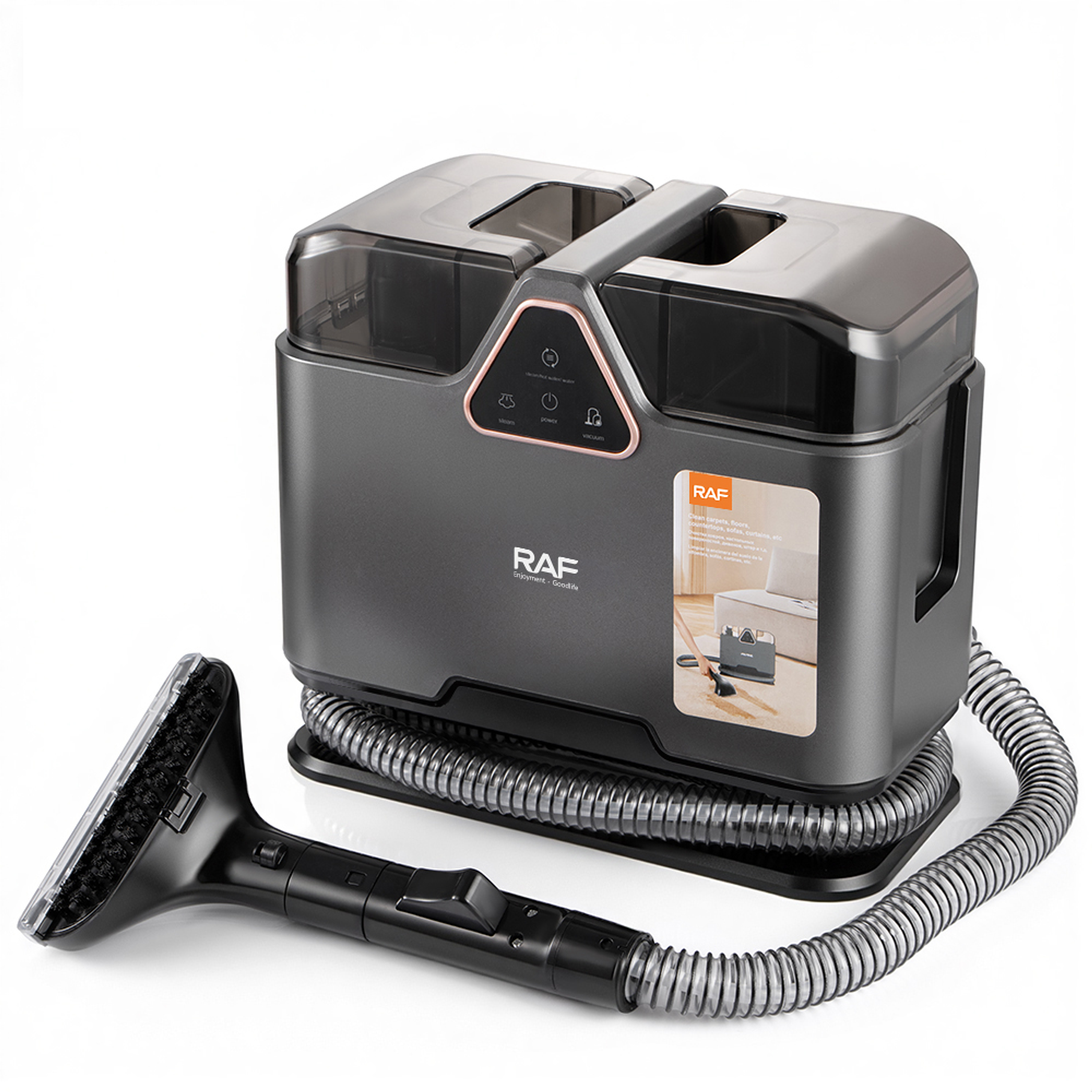 Limpiador De Alfombras Doble Uso Húmedo Y Seco R.8783 Limpieza Al Vacío Sofá Tapicería Limpiador De Manchas Por Derrame 5