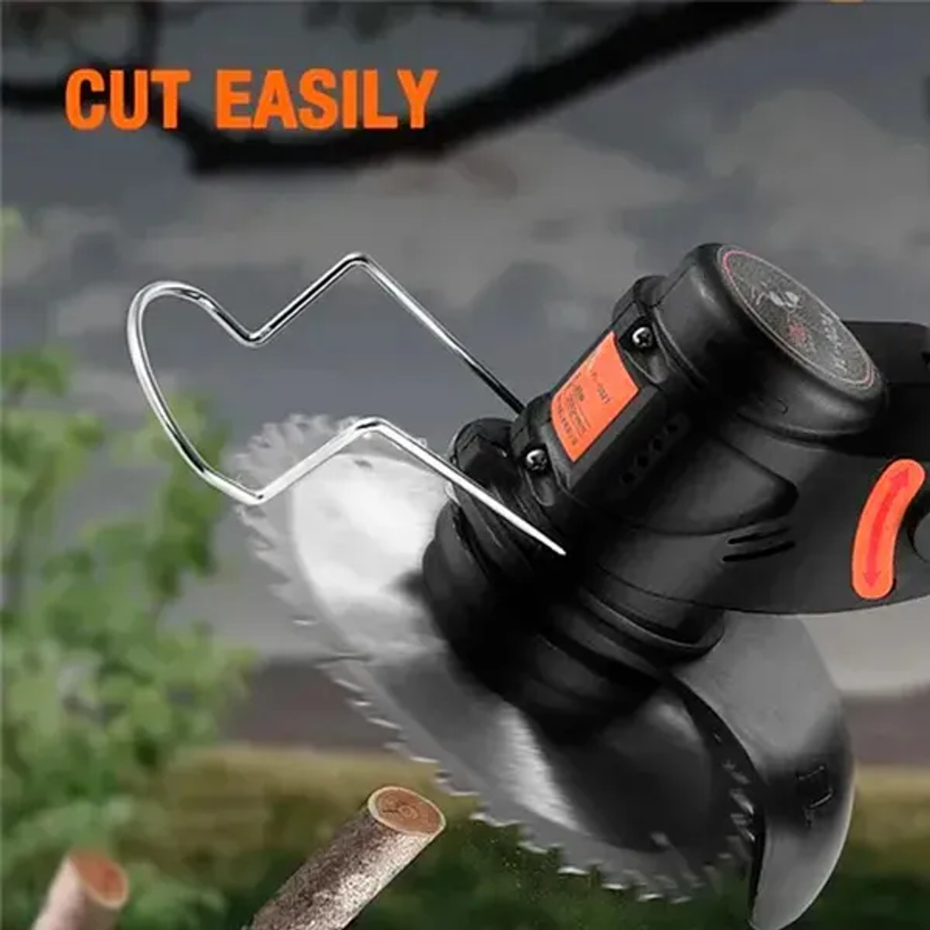 Cortador De Césped Inalámbrico Con Ruedas Para Jardín Negro O Manual Inalambrica 2 Baterias 3