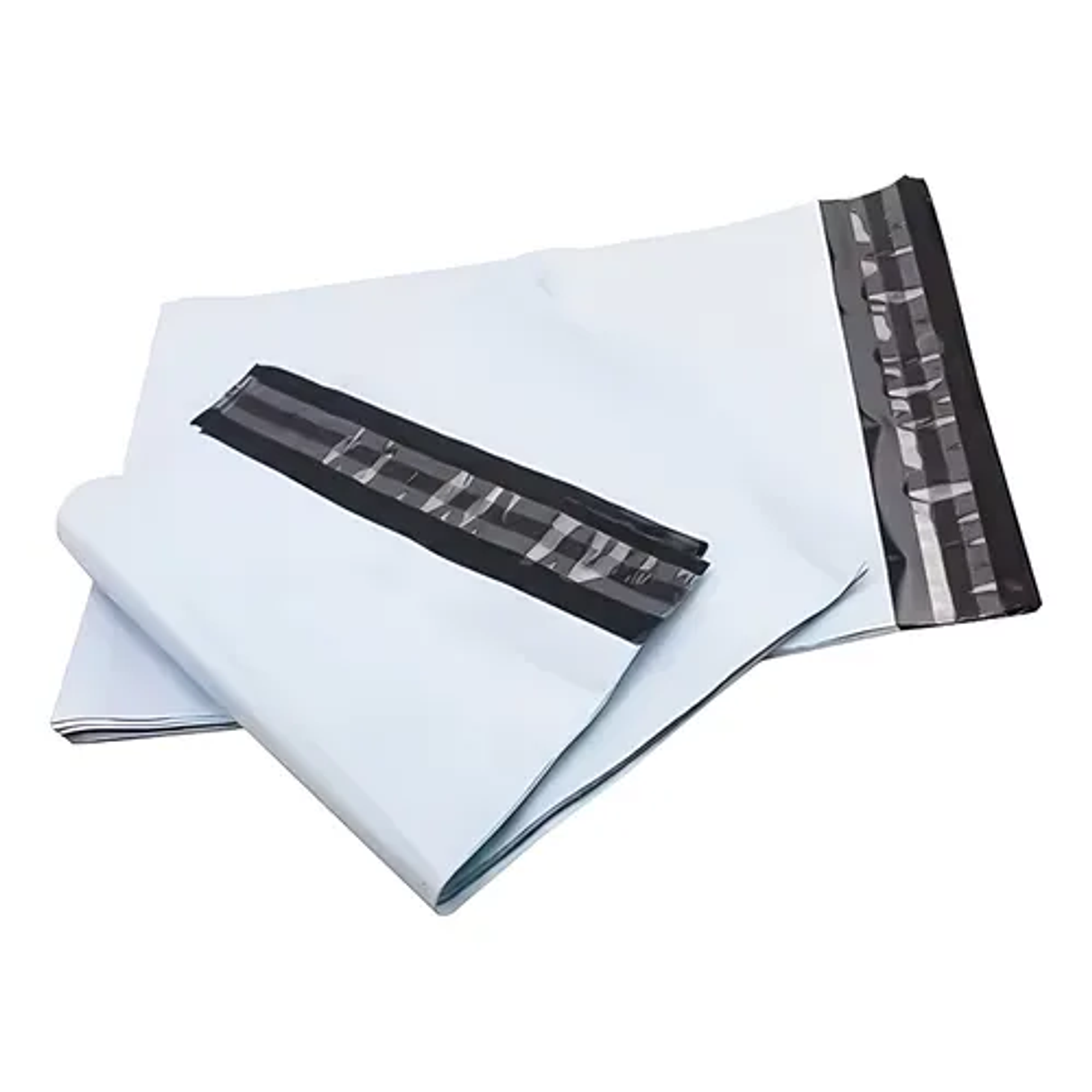 Pack 100 Bolsa Courier Compostable Embalaje Adhesivo 50*70cm Color Blanco 4