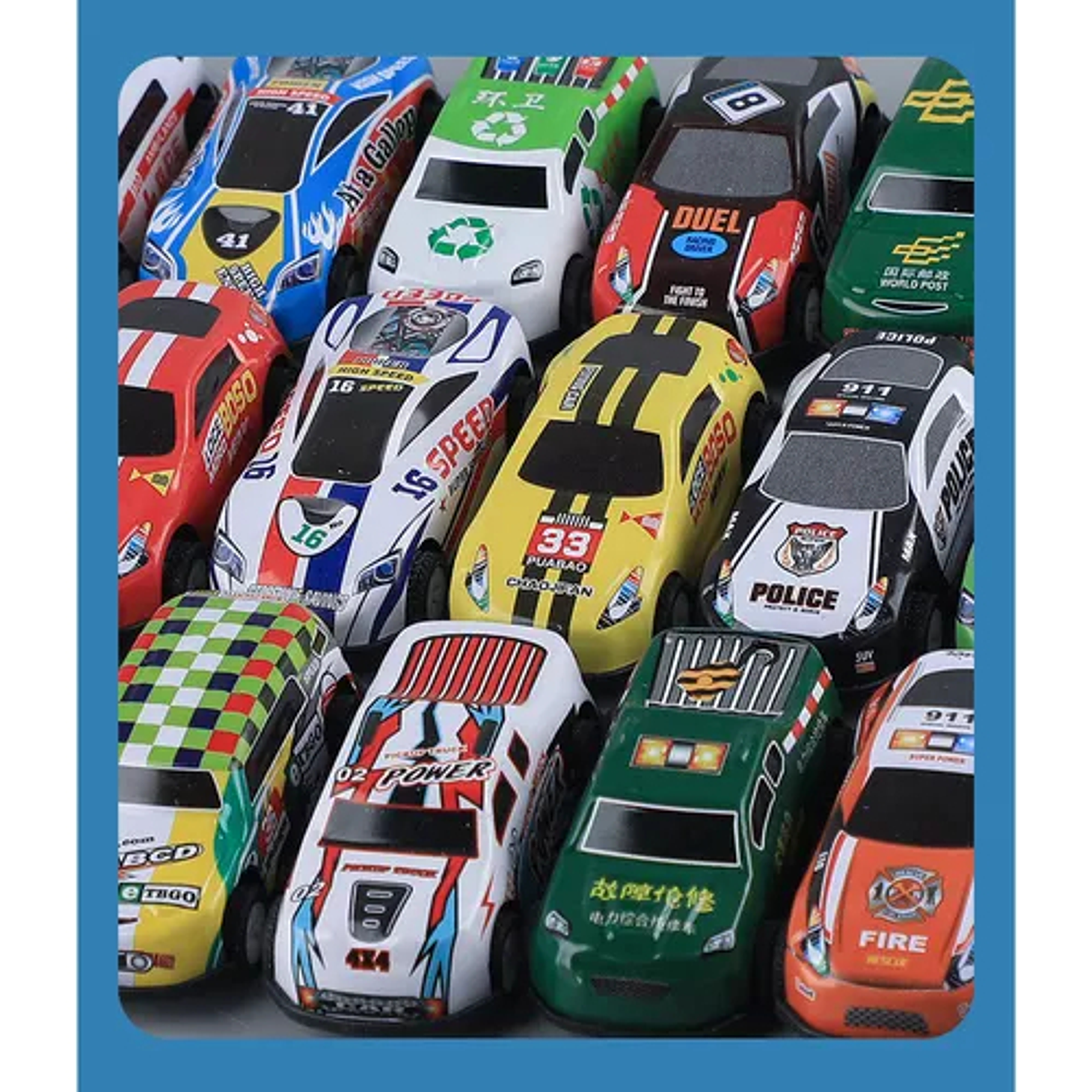 Pack 60 Mini Autos De Carrera Juguete Niños Niñas Color Variado Personaje 2rl Autitos De Carrera Juguetes Autitos 4