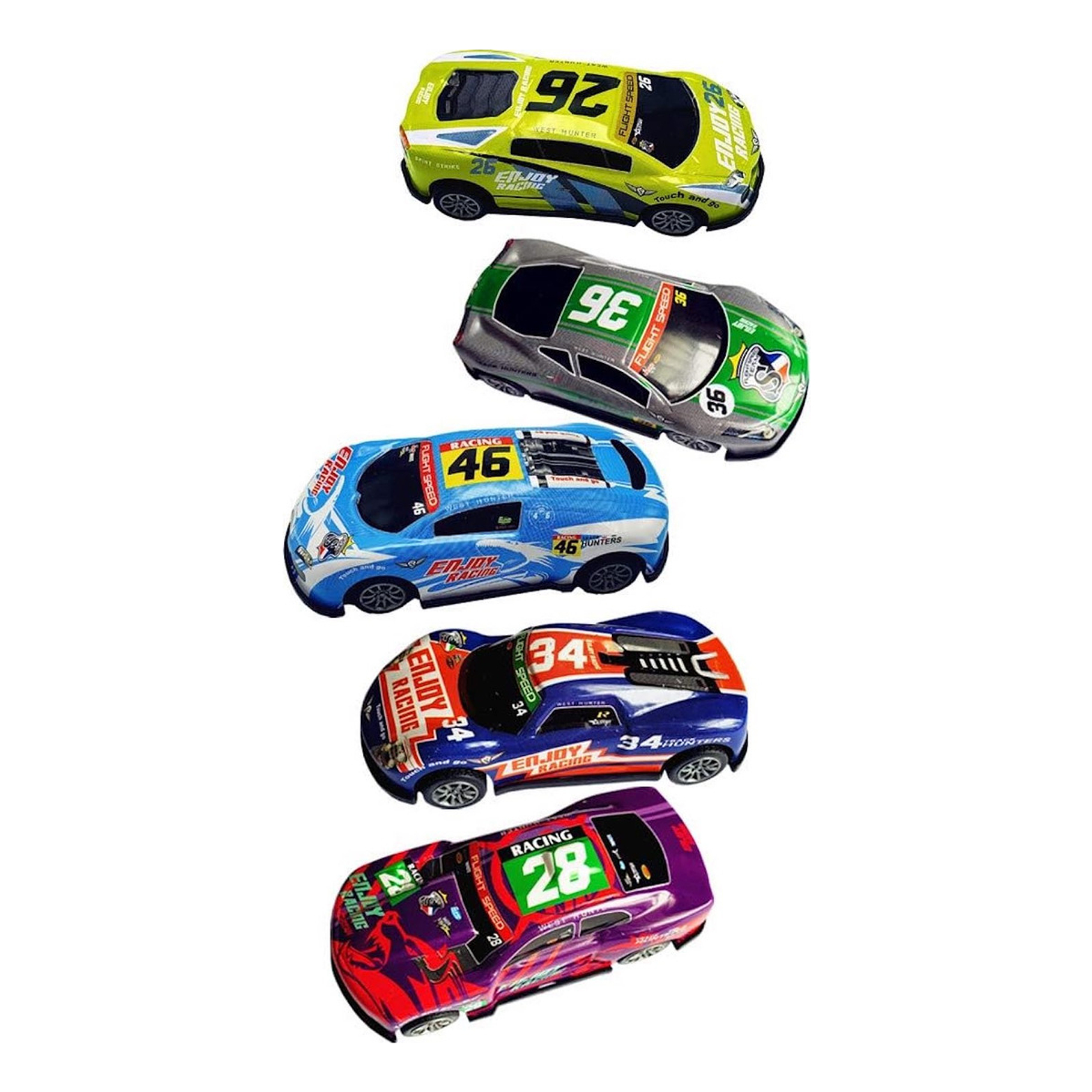 Pack 60 Mini Autos De Carrera Juguete Niños Niñas Color Variado Personaje 2rl Autitos De Carrera Juguetes Autitos 1