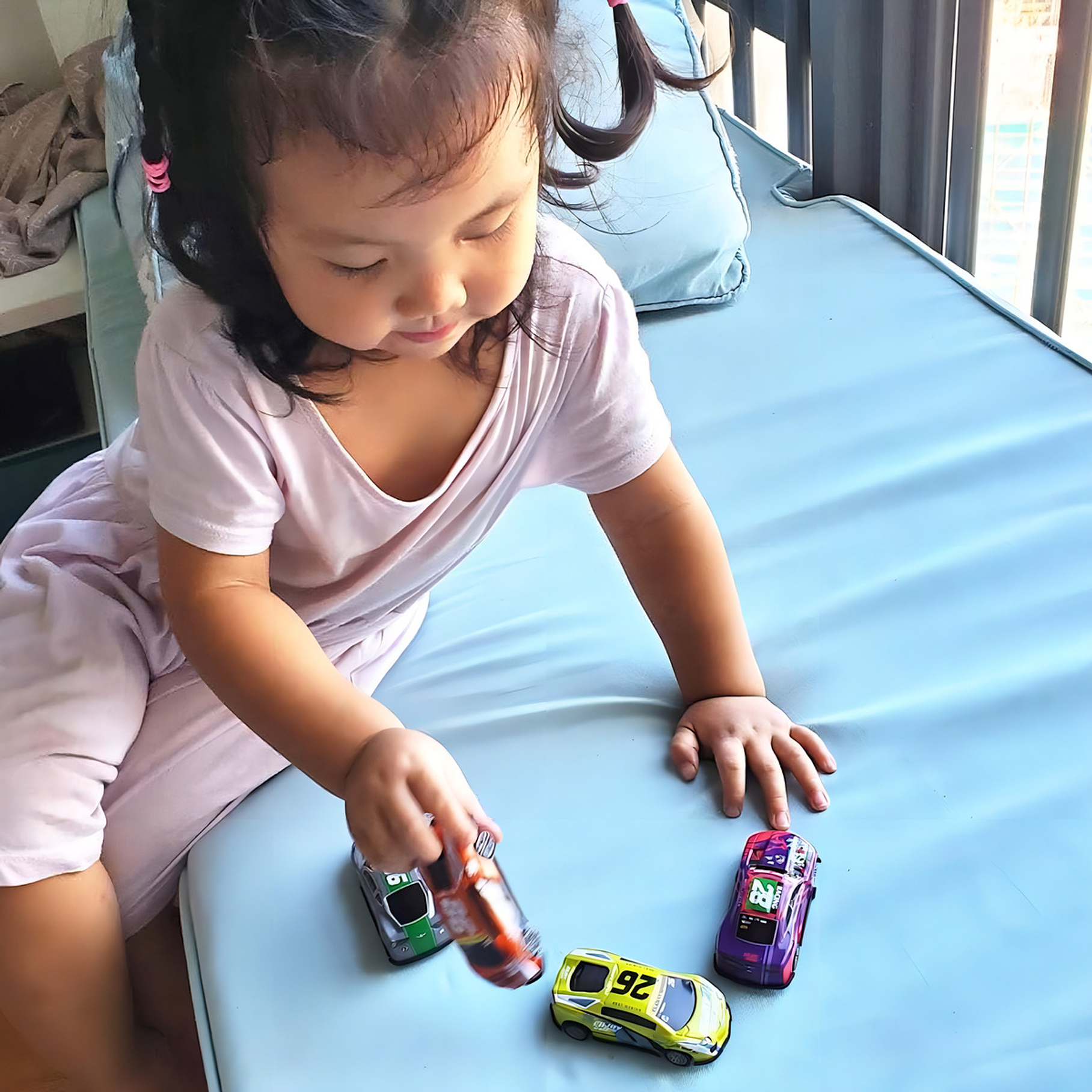 Pack 60 Mini Autos De Carrera Juguete Niños Niñas Color Variado Personaje 2rl Autitos De Carrera Juguetes Autitos 5